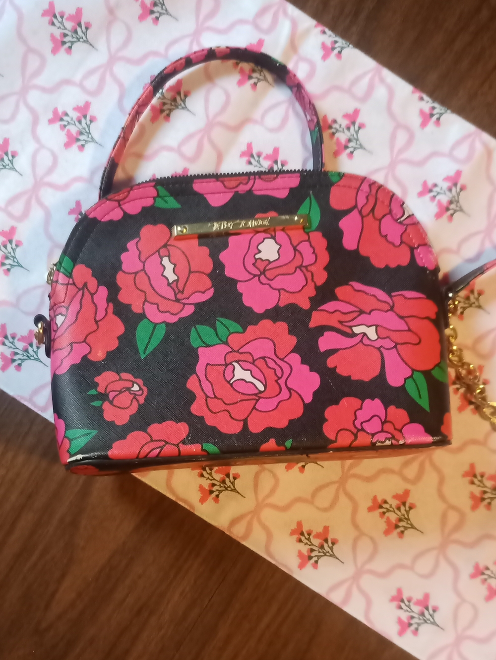 Betsey Johnson Floral Handbag